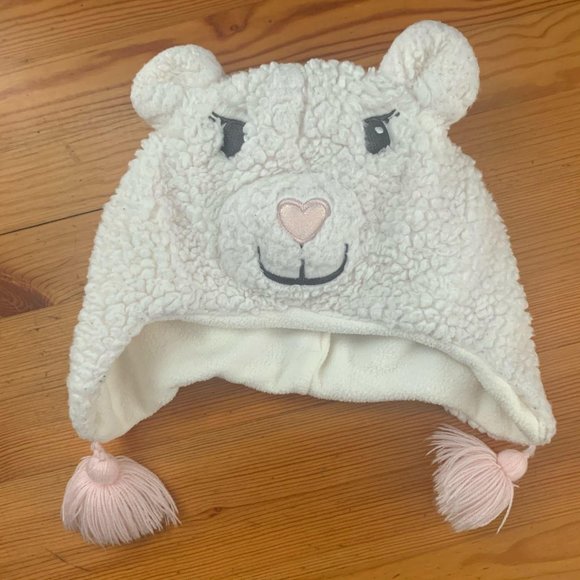 GAP Other - Baby GAP Sherpa Polar Bear Trapper Tassel Hat S/M